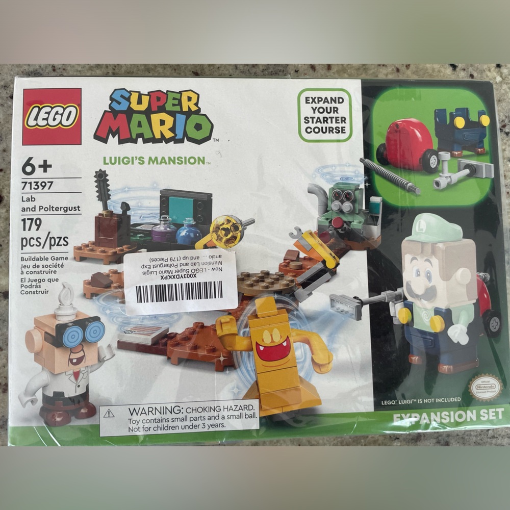LEGO Super Mario Luigi's Mansion Lab and Poltergust Expansion Set - UNOPENED